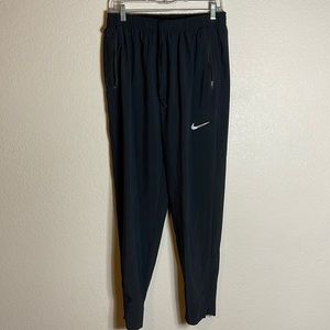 Nike Men’s XL Dri Fit Running Pants in Dark Grey With Pockets & Ankle Zip